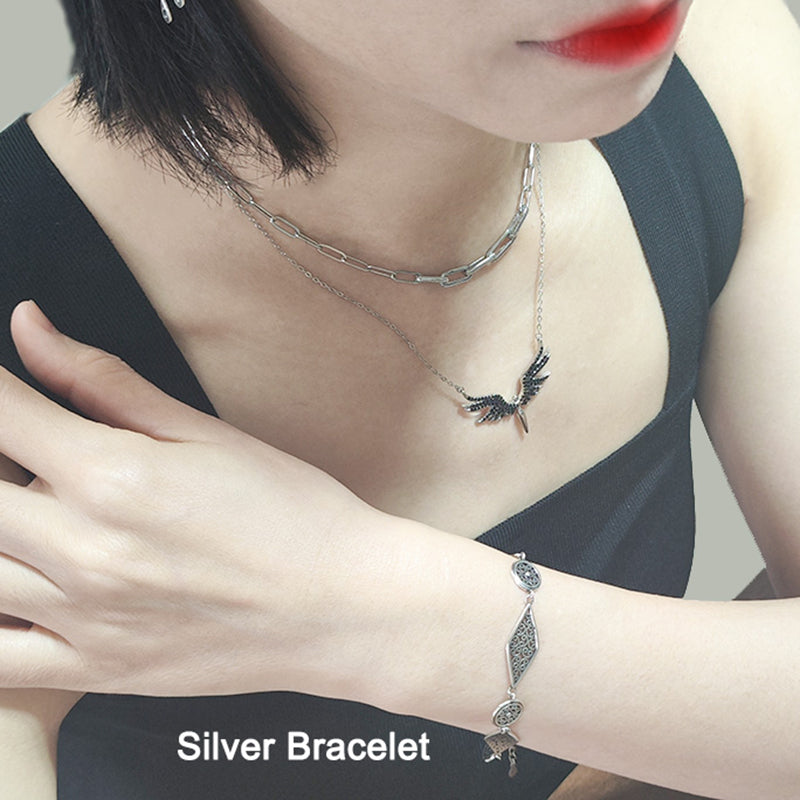 925 Sterling Silver Bohostyle Bracelet